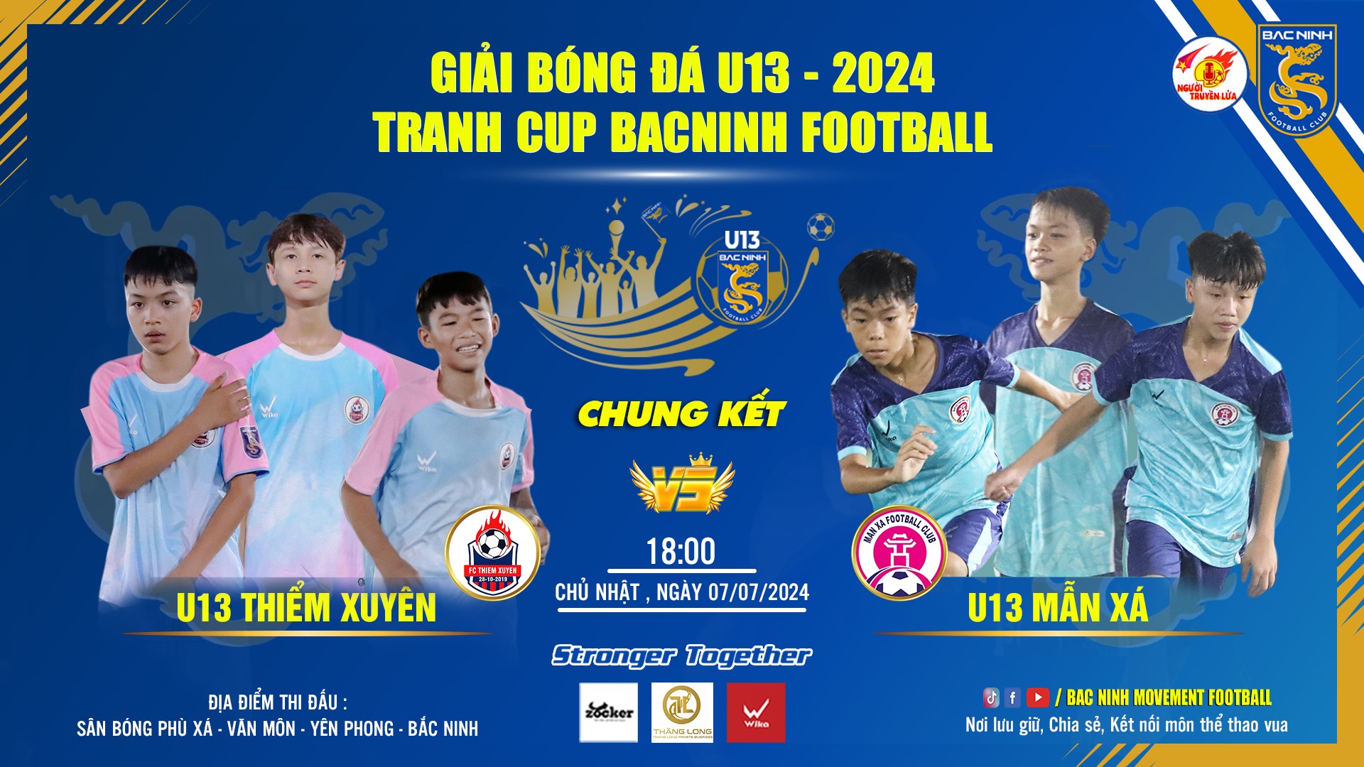 NHẬN ĐỊNH CHUNG KẾT U13 GIẢI BÓNG ĐÁ TRANH CUP BẮC NINH FOOTBALL 2024