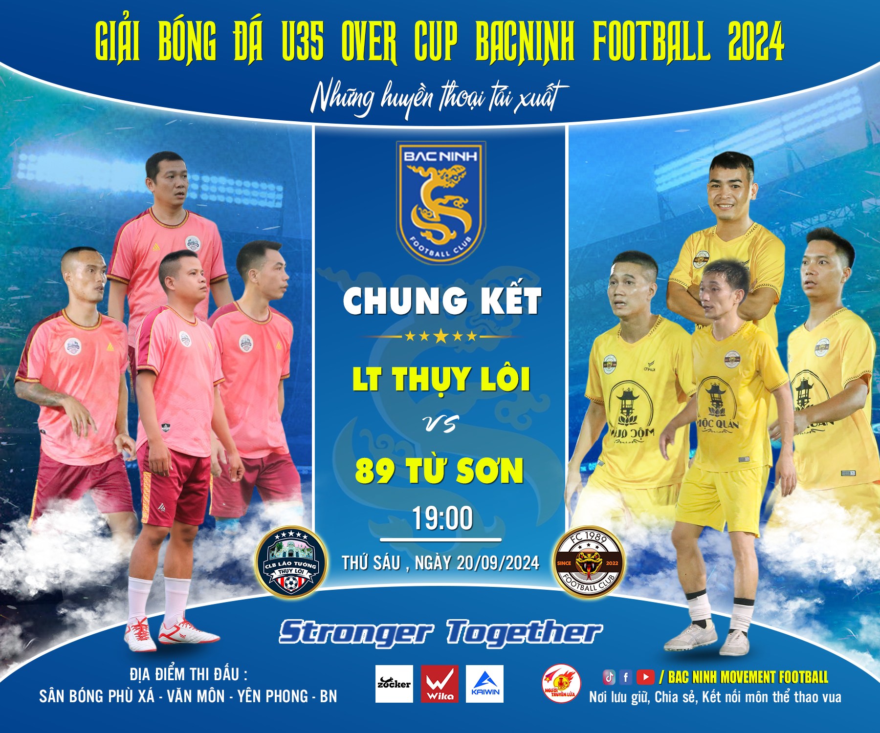 NHẬN ĐỊNH TRẬN CHUNG KẾT – GIẢI BÓNG ĐÁ U35 OVER CUP BẮC NINH FOOTBALL 2024