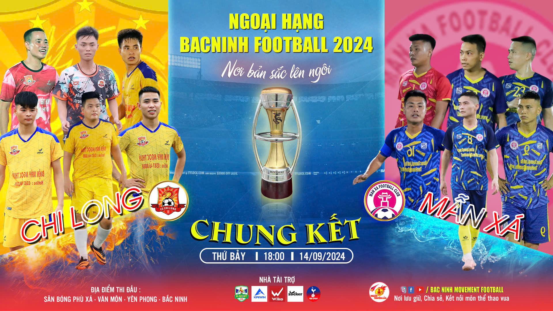 BẢN TIN NHẬN ĐỊNH TRẬN CHUNG KẾT – GIẢI BÓNG ĐÁ NGOẠI HẠNG BẮC NINH FOOTBALL 2024