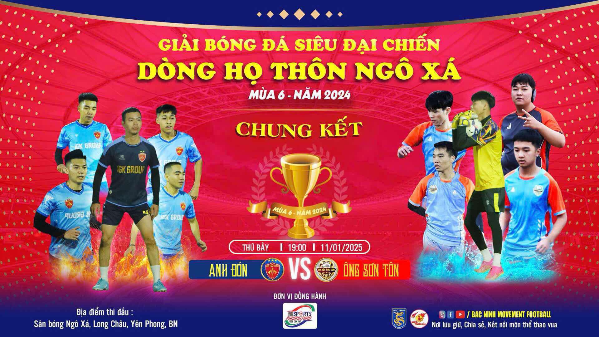 Nhận định dự đoán kết quả trận chung kết Gia Tộc Anh Đón – Gia Tộc Ông Sơn Tôn (19h,ngày 11/1/2025). ( Đối thủ bất ngờ-Liệu có tạo cột mốc lịch sử.)