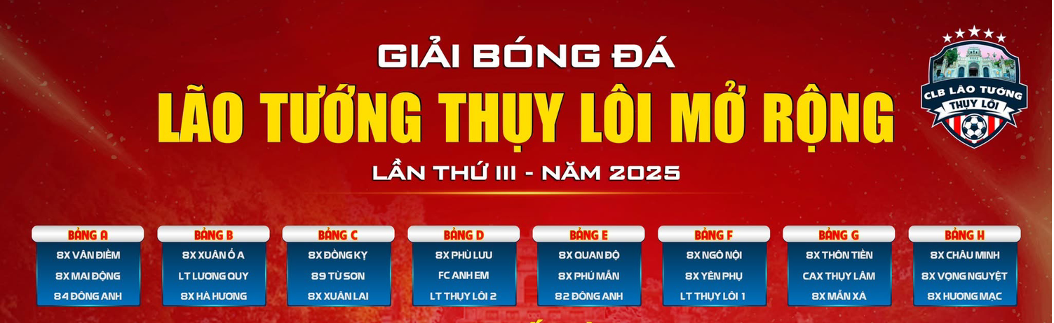 Vòng 2 Giải Bóng Đá Lão Tướng Thuỵ Lôi 2025 : Xác Định Thêm Những Tấm Vé Đi Tiếp – Một Số Ứng Viên Lâm Vào Thế Khó