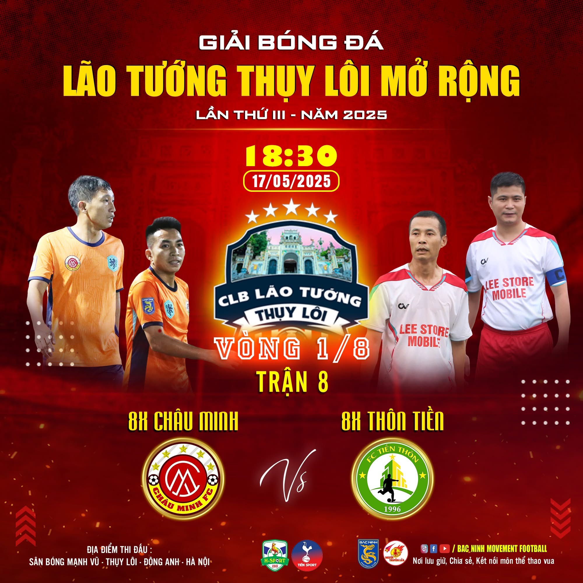 Lộ diện 4 cái tên đầu tiên góp mặt tại vòng tứ kết Giải bóng đá lão tướng Thụy Lôi 2025: Cú sốc mang tên 8x Đồng Kỵ