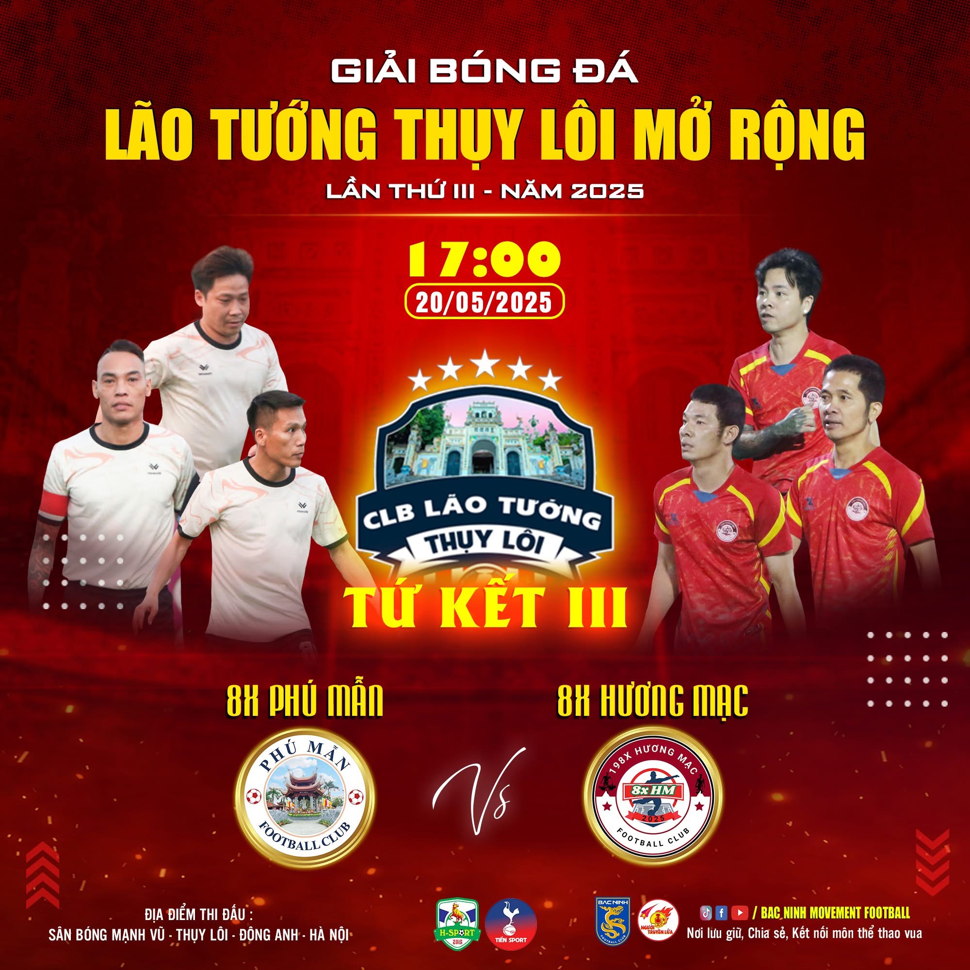 BÁN KẾT DẦN LỘ DIỆN – NGÀY ĐẠI CHIẾN RỰC LỬA TẠI GIẢI BÓNG ĐÁ LÃO TƯỚNG THỤY LÔI 2025.