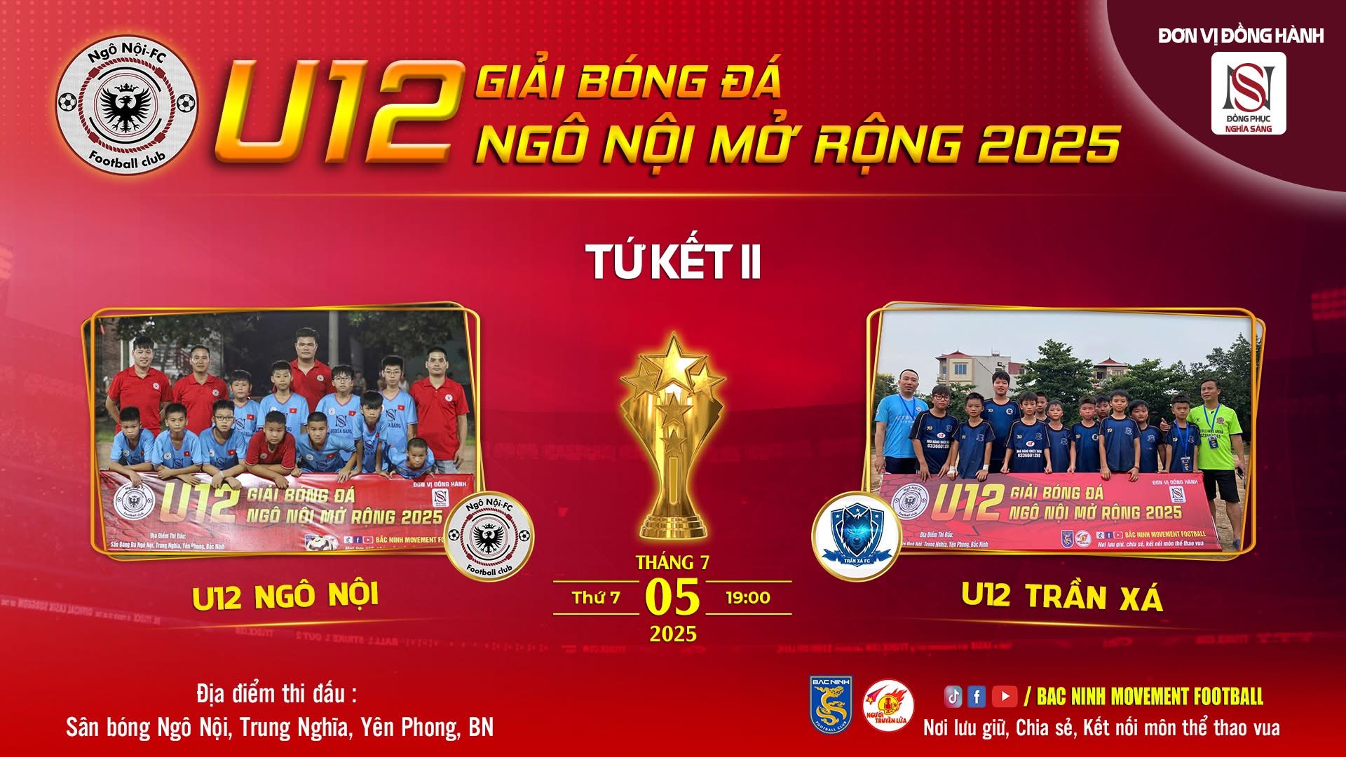 GIẢI BÓNG ĐÁ U12 NGÔ NỘI OPEN 2025: TOÀN CẢNH VÀ NHẬN ĐỊNH 4 CẶP TỨ KẾT – CUỘC CHIẾN CỦA NHỮNG CÁ TÍNH