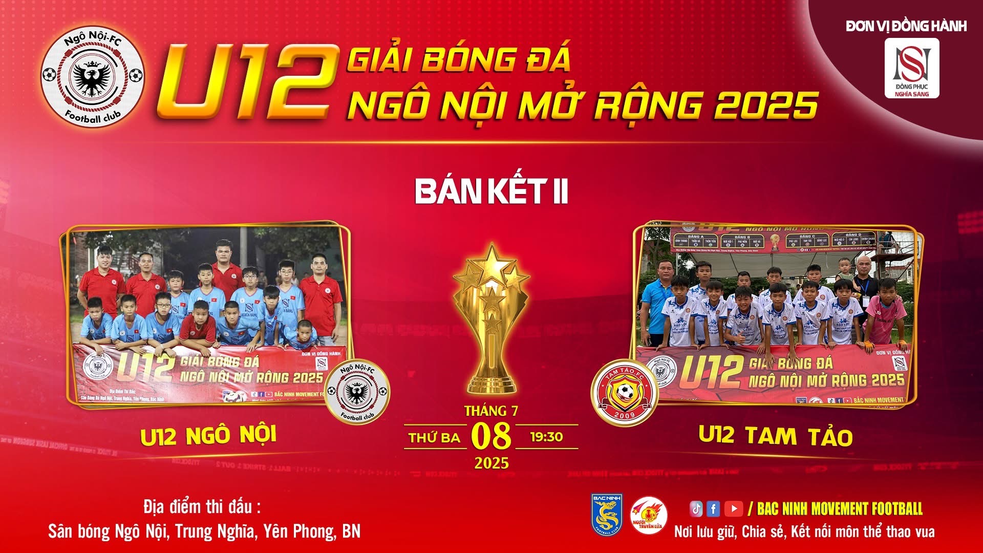 🔥 U12 Ngô Nội Open 2025: Trước Thềm Bán Kết – Cuộc Đua Khốc Liệt Đến Ngôi Vương