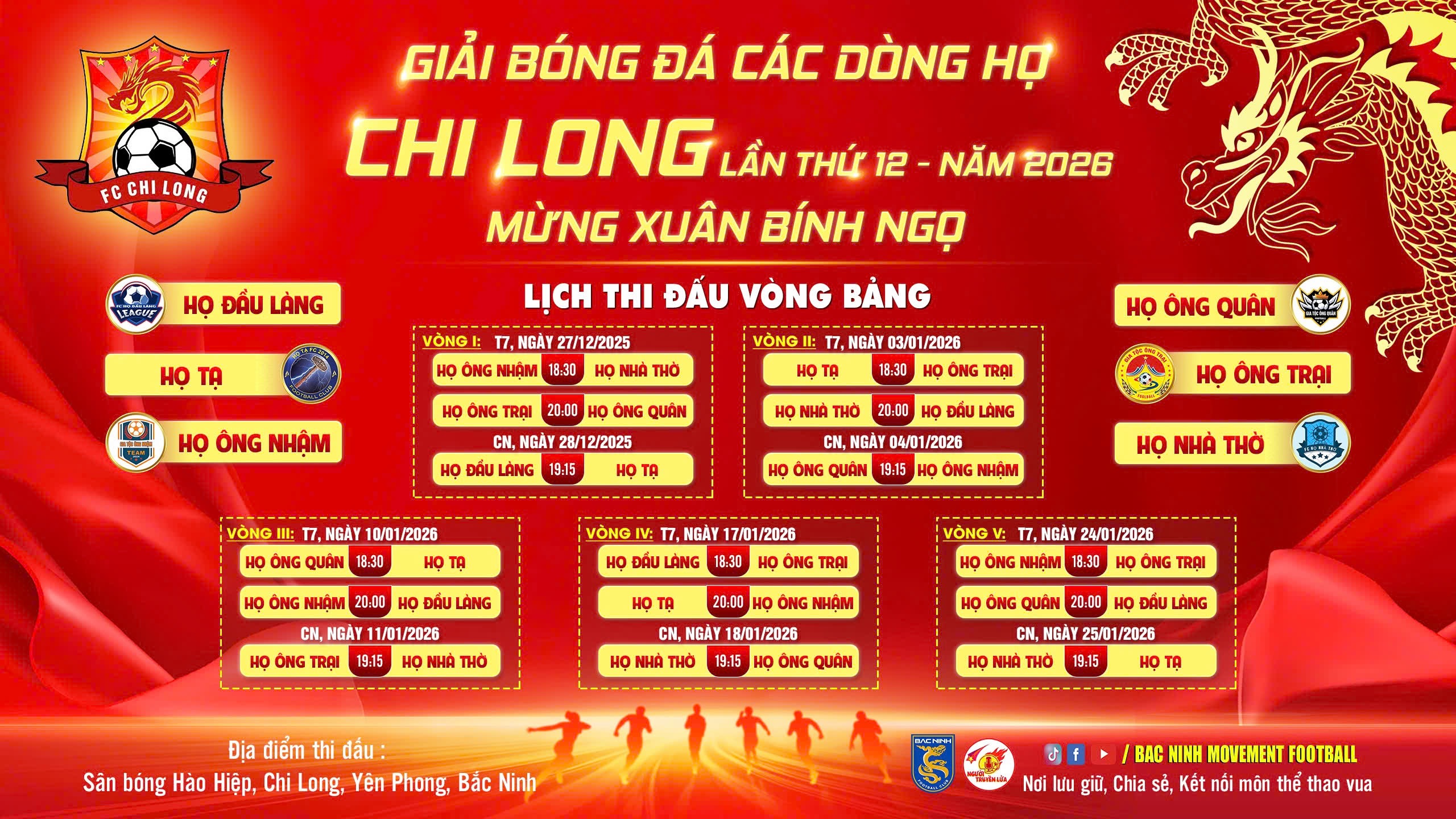 Một trong những giải dòng họ lâu đời nhất Yên Phong – Bắc Ninh trở lại. 12 năm cho sự trường tồn và khẳng định cội nguồn.