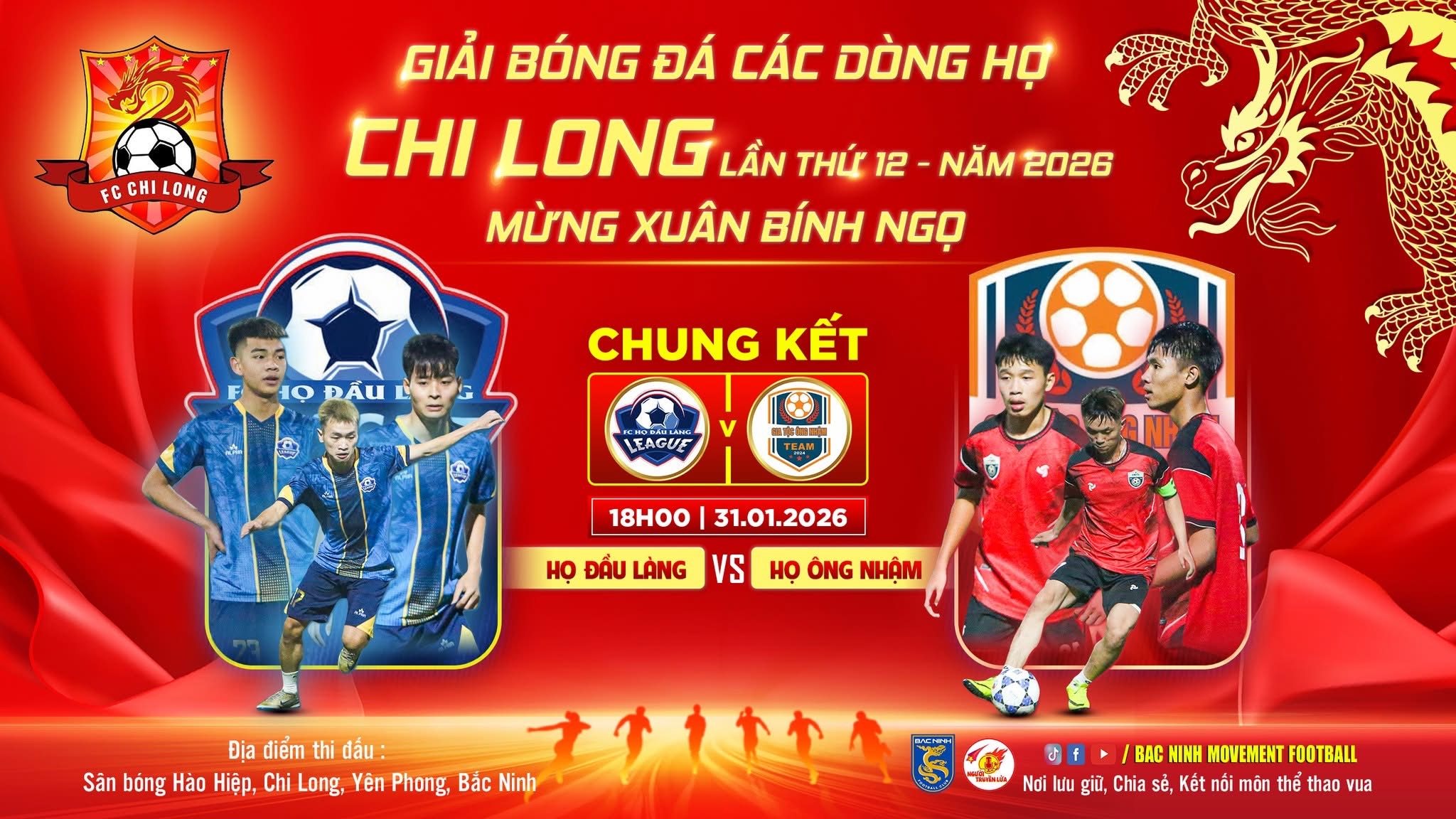 NHẬN ĐỊNH TRẬN CHUNG KẾT GIẢI BÓNG ĐÁ CÁC DÒNG HỌ THÔN CHI LONG 2025